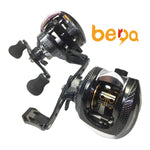 Low Profile Bait Casting Reel  Smooth Dual Braking System 17+1BB/ 7.2：1  Drag:6KG