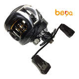 Low Profile Bait Casting Reel  Smooth Dual Braking System 17+1BB/ 7.2：1  Drag:6KG