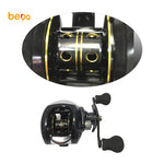 Low Profile Bait Casting Reel  Smooth Dual Braking System 17+1BB/ 7.2：1  Drag:6KG