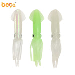 fluorescence  Soft lure rubber squid bait skirts rubber fishing lure  3pcs/bag