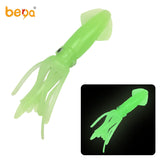 fluorescence  Soft lure rubber squid bait skirts rubber fishing lure  3pcs/bag