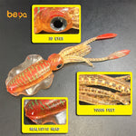 Fishing Soft Lure Luminous Squid Jig Fishing  15cm,2PCS/Set