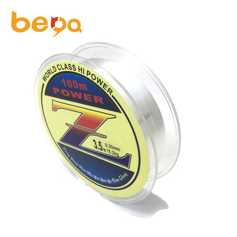 High-density Fiber Nylon Quality Fishing Line 12，15，20，25LB,100m