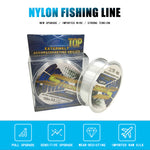 Transparent Nylon Monofilament Super Strong 12，15，20，25LB,100m